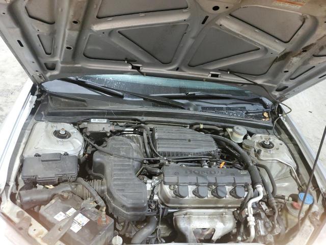 1HGEM21521L001412 - 2001 HONDA CIVIC LX SILVER photo 11