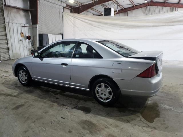 1HGEM21521L001412 - 2001 HONDA CIVIC LX SILVER photo 2