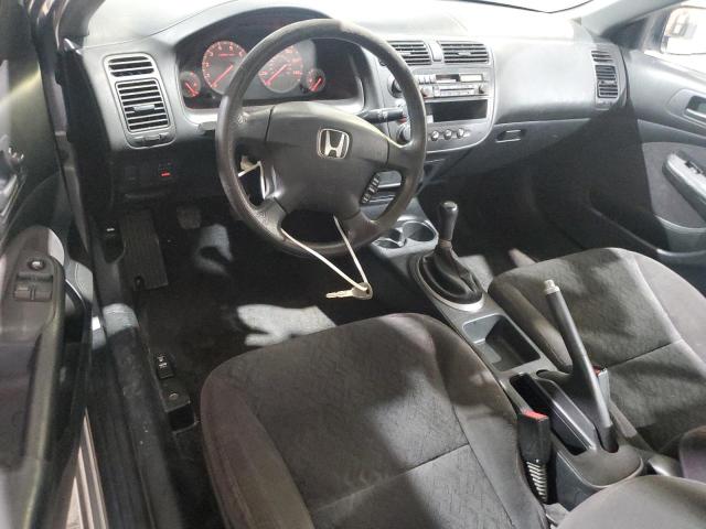 1HGEM21521L001412 - 2001 HONDA CIVIC LX SILVER photo 8