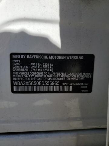 WBA3X5C50ED556965 - 2014 BMW 328 XIGT WHITE photo 13