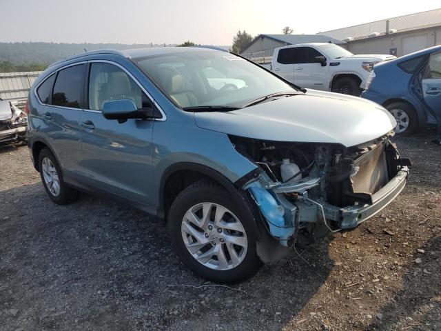 2HKRM4H74GH637264 - 2016 HONDA CR-V EXL BLUE photo 4