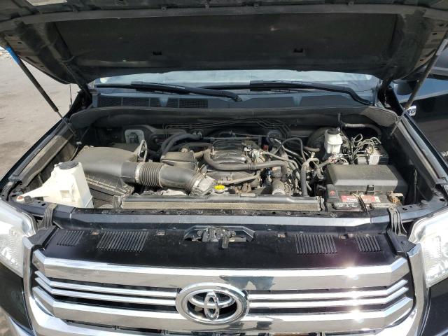 5TFUY5F12GX510987 - 2016 TOYOTA TUNDRA DOUBLE CAB SR/SR5 BLACK photo 11