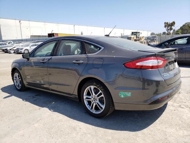 3FA6P0SU2FR147408 - 2015 FORD FUSION TITANIUM PHEV GRAY photo 2