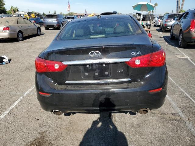 JN1BV7AP6FM350168 - 2015 INFINITI Q50 BASE BLACK photo 6