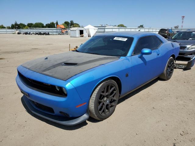 2C3CDZFJ3FH702019 - 2015 DODGE CHALLENGER R/T SCAT PACK BLUE photo 1