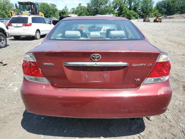 4T1BF32K05U092021 - 2005 TOYOTA CAMRY LE RED photo 6