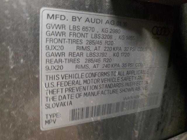 WA1VABF71HD006908 - 2017 AUDI Q7 PRESTIGE GRAY photo 13