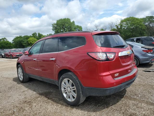 1GNKRGKD5DJ181823 - 2013 CHEVROLET TRAVERSE LT RED photo 2