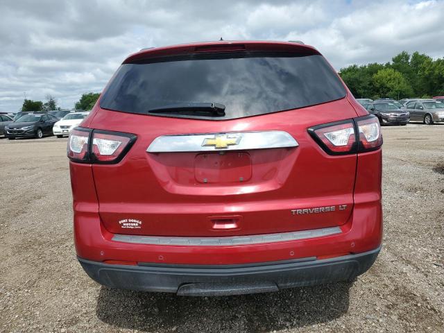 1GNKRGKD5DJ181823 - 2013 CHEVROLET TRAVERSE LT RED photo 6
