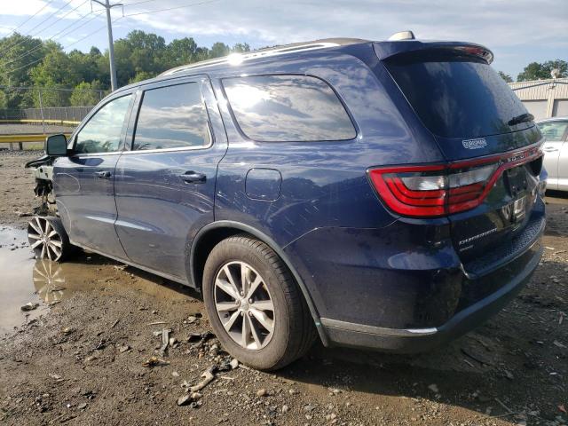 1C4RDJDG4GC387394 - 2016 DODGE DURANGO LIMITED BLUE photo 2