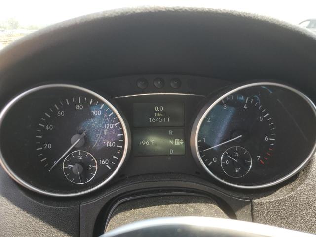 4JGBB8GBXBA677641 - 2011 MERCEDES-BENZ ML 350 4MATIC SILVER photo 9