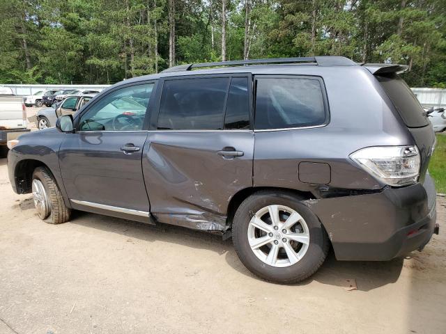 5TDBK3EH4CS117889 - 2012 TOYOTA HIGHLANDER BASE GRAY photo 2