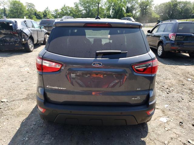 MAJ6S3GL2LC338997 - 2020 FORD ECOSPORT SE GRAY photo 6