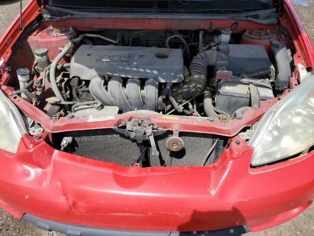 2T1KR32E56C555677 - 2006 TOYOTA COROLLA MA XR RED photo 11