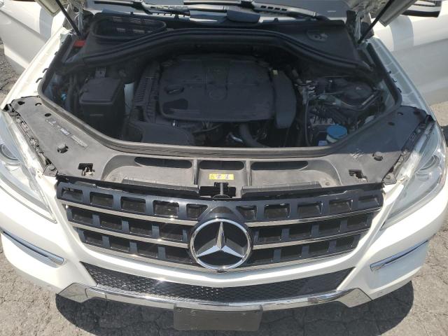 4JGDA5HB3CA059667 - 2012 MERCEDES-BENZ ML 350 4MATIC WHITE photo 12