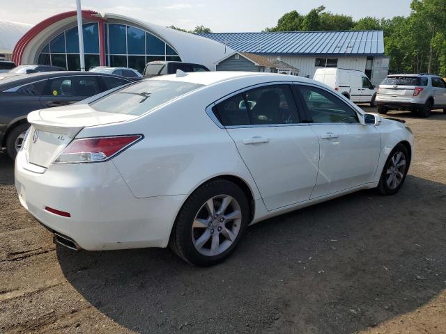 19UUA8F5XDA010293 - 2013 ACURA TL TECH WHITE photo 3