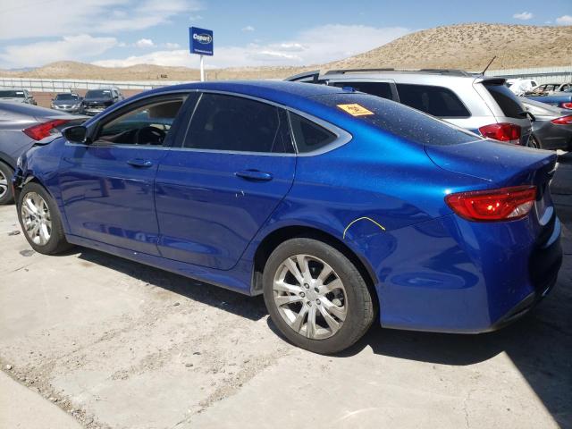 1C3CCCABXFN599608 - 2015 CHRYSLER 200 LIMITED BLUE photo 2