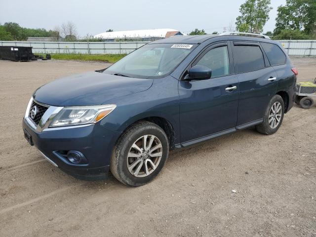 5N1AR2MM6DC610293 - 2013 NISSAN PATHFINDER S BLUE photo 1