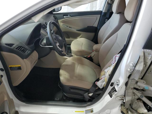 KMHCT4AE0HU271386 - 2017 HYUNDAI ACCENT SE WHITE photo 7