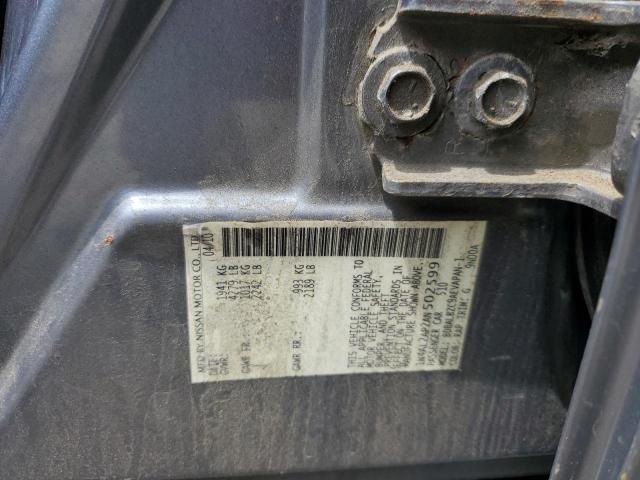 1N4AL2AP2AN502599 - 2010 NISSAN ALTIMA BASE BLUE photo 12