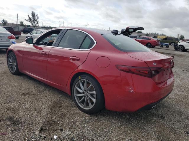 ZARFAEDN3H7560761 - 2017 ALFA ROMEO GIULIA Q4 RED photo 2