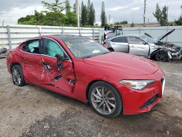 ZARFAEDN3H7560761 - 2017 ALFA ROMEO GIULIA Q4 RED photo 4