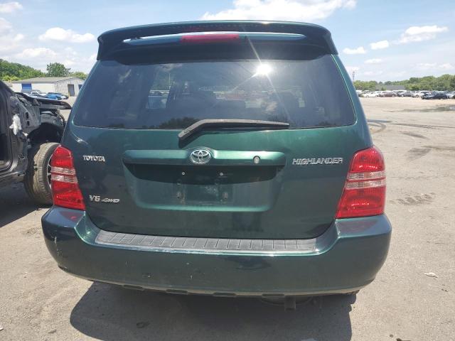 JTEHF21A520077000 - 2002 TOYOTA HIGHLANDER LIMITED GREEN photo 6