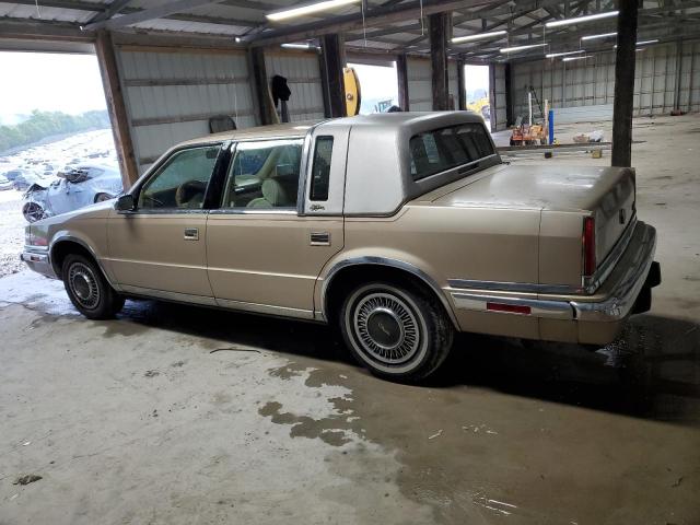 1C3XY66RXMD241986 - 1991 CHRYSLER NEW YORKER FIFTH AVENUE GOLD photo 2