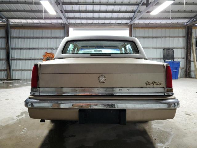 1C3XY66RXMD241986 - 1991 CHRYSLER NEW YORKER FIFTH AVENUE GOLD photo 6