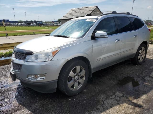 1GNLVHED6AS144075 - 2010 CHEVROLET TRAVERSE LTZ SILVER photo 1