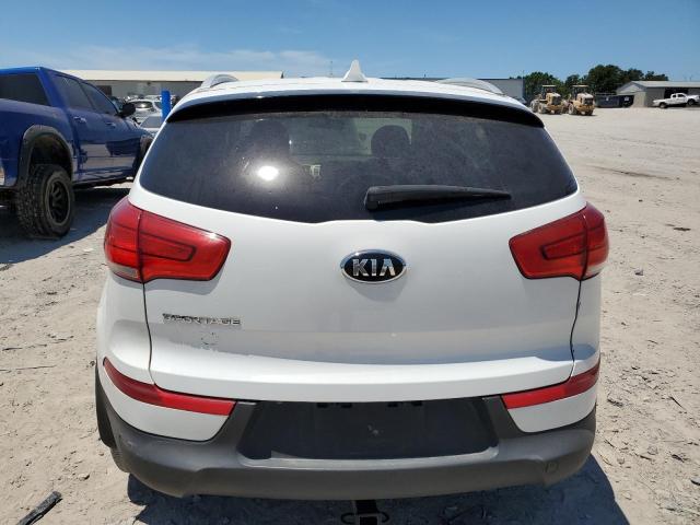 KNDPB3AC9F7723834 - 2015 KIA SPORTAGE LX WHITE photo 6