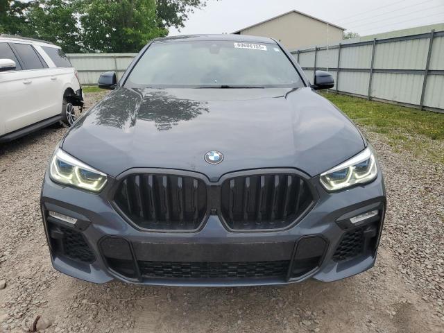 5UXCY8C04M9D98591 - 2021 BMW X6 M50I GRAY photo 5