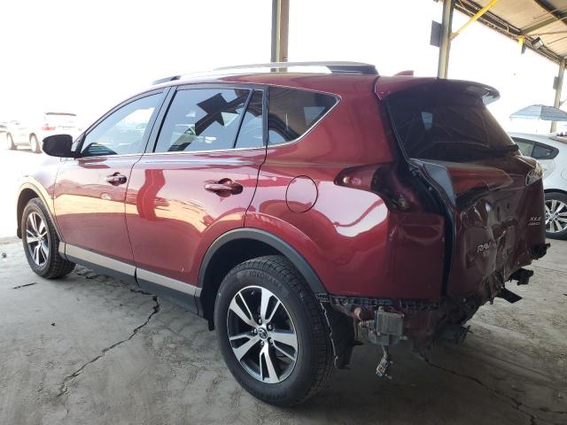 JTMRFREV8JD221922 - 2018 TOYOTA RAV4 ADVENTURE RED photo 2