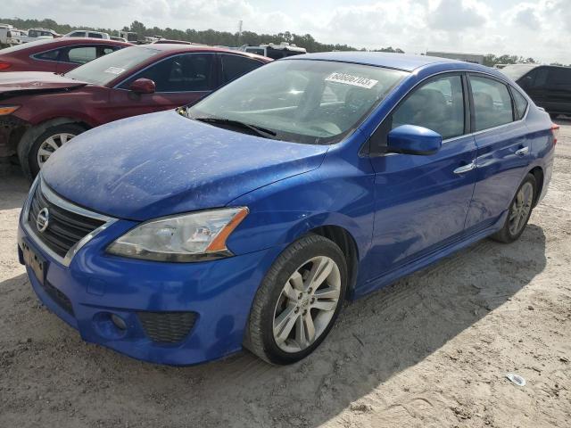 3N1AB7APXDL692430 - 2013 NISSAN SENTRA S BLUE photo 1