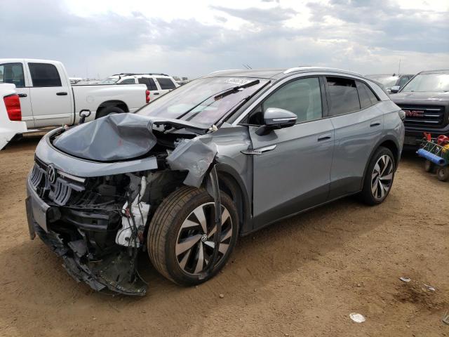 WVGUNPE24MP064024 - 2021 VOLKSWAGEN ID.4 PRO S ნაცრისფერი ფოტო 1