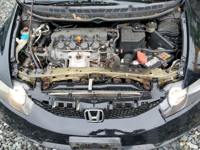 2HGFA1F61AH515936 - 2010 HONDA CIVIC LX-S BLACK photo 11