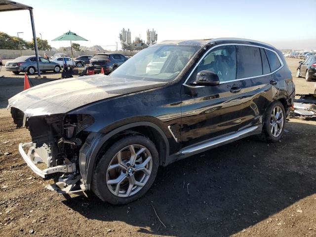 5UX43DP06N9K71460 - 2022 BMW X3 SDRIVE30I BLACK photo 1