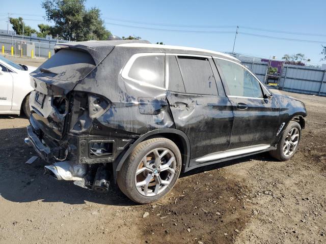 5UX43DP06N9K71460 - 2022 BMW X3 SDRIVE30I BLACK photo 3