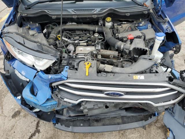 MAJ3S2GE0KC294124 - 2019 FORD ECOSPORT SE BLUE photo 12