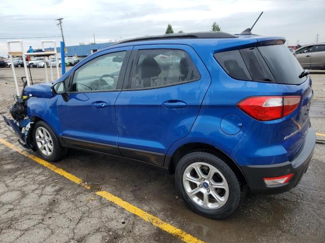 MAJ3S2GE0KC294124 - 2019 FORD ECOSPORT SE Niebieski zdjęcie 2