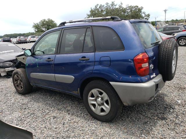 JTEGD20VX50094644 - 2005 TOYOTA RAV4 BLUE photo 2