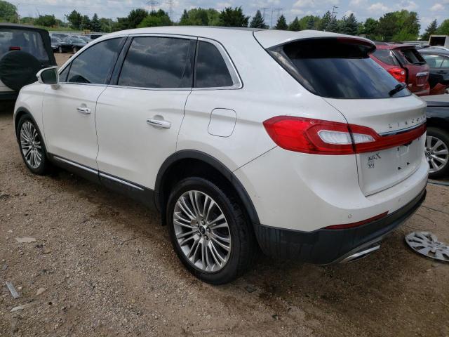 2LMPJ8LRXHBL29481 - 2017 LINCOLN MKX RESERVE Սպիտակ լուսանկար 2
