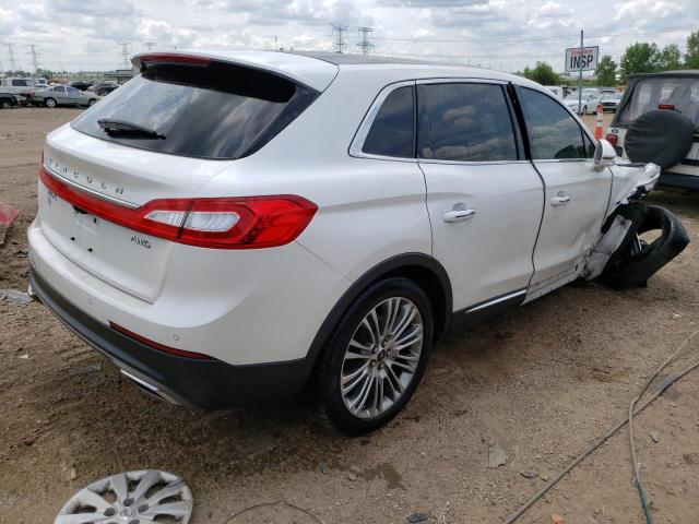 2LMPJ8LRXHBL29481 - 2017 LINCOLN MKX RESERVE Սպիտակ լուսանկար 3