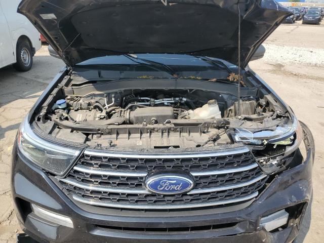 1FMSK8DH6MGB23425 - 2021 FORD EXPLORER XLT შავი ფოტო 12