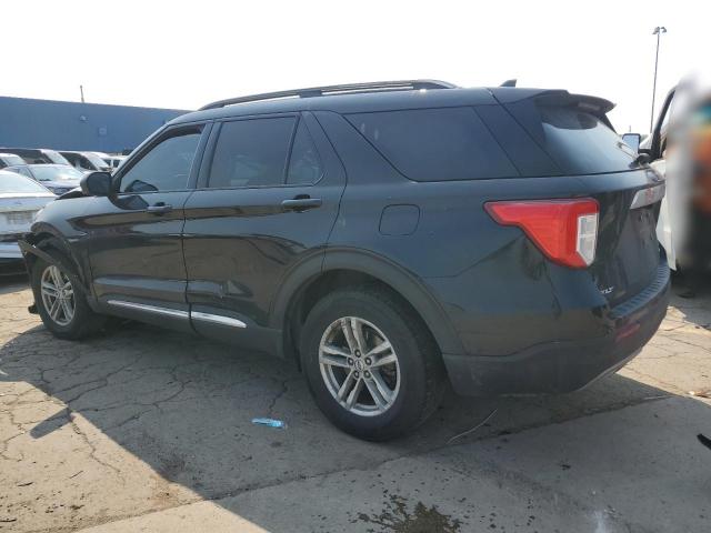 1FMSK8DH6MGB23425 - 2021 FORD EXPLORER XLT შავი ფოტო 2