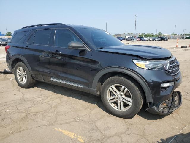 1FMSK8DH6MGB23425 - 2021 FORD EXPLORER XLT შავი ფოტო 4