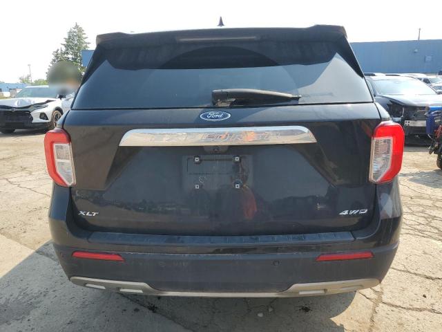 1FMSK8DH6MGB23425 - 2021 FORD EXPLORER XLT შავი ფოტო 6