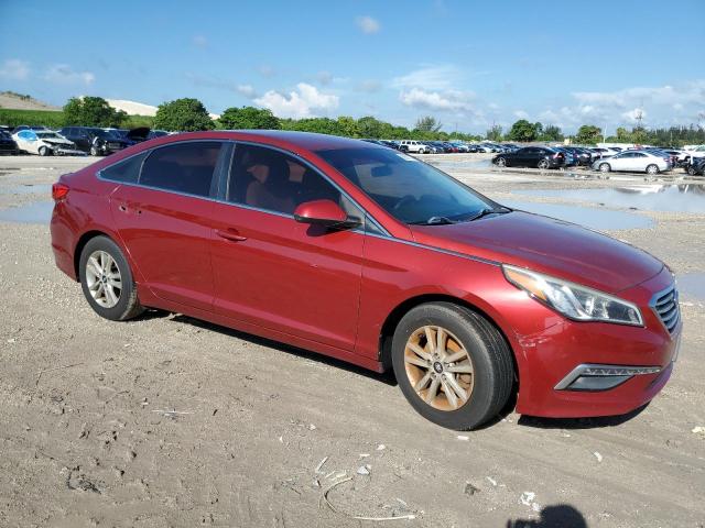 5NPE24AF9FH145186 - 2015 HYUNDAI SONATA SE RED photo 4