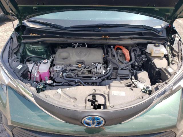 5TDBSKFC9MS035266 - 2021 TOYOTA SIENNA LE GREEN photo 12