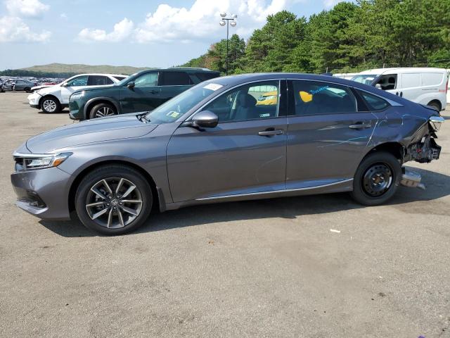 1HGCV1F56NA072959 - 2022 HONDA ACCORD EXL GRAY photo 1